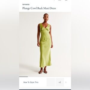 Abercrombie Plunge Cowl Back